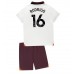 Manchester City Rodri Hernandez #16 Dětské Oblečení Venkovní Dres 2023-24 Krátkým Rukávem (+ trenýrky)
